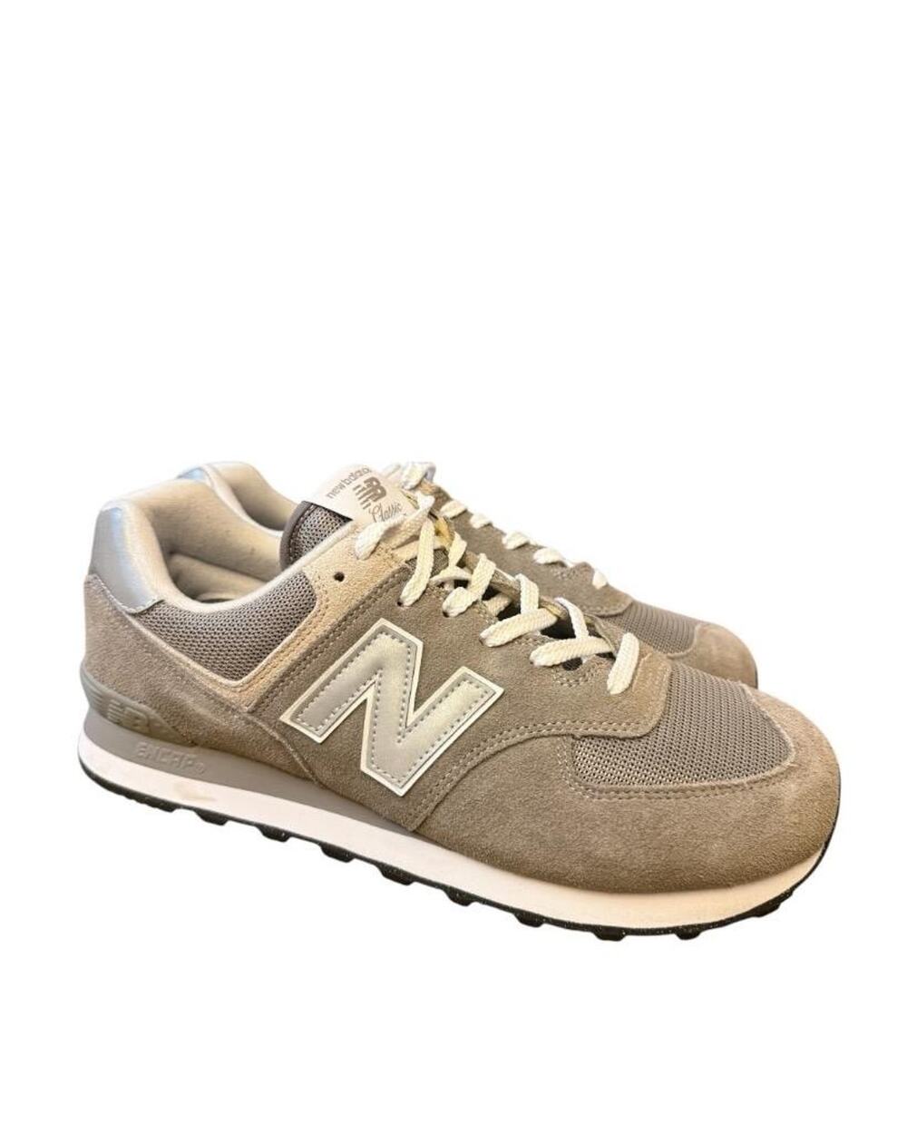 New Balance 574 Core Gray Classic Retro Sneaker Men size 10.5